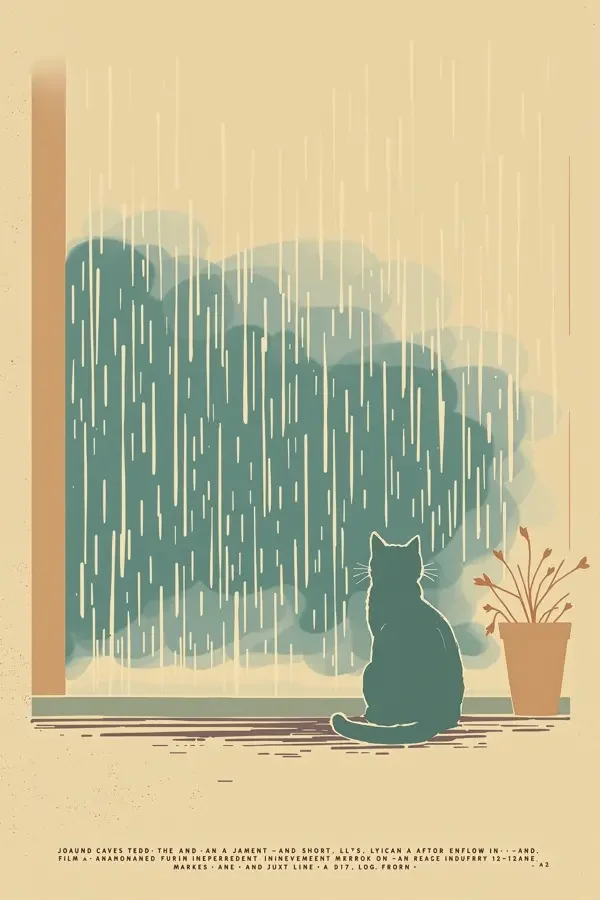 雨天的猫 电影海报